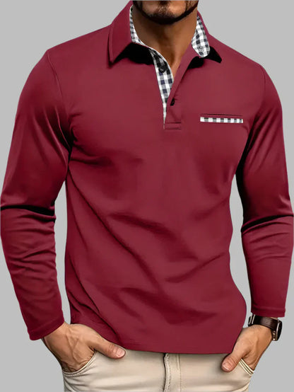 Casual Men's Breathable Polo Shirt