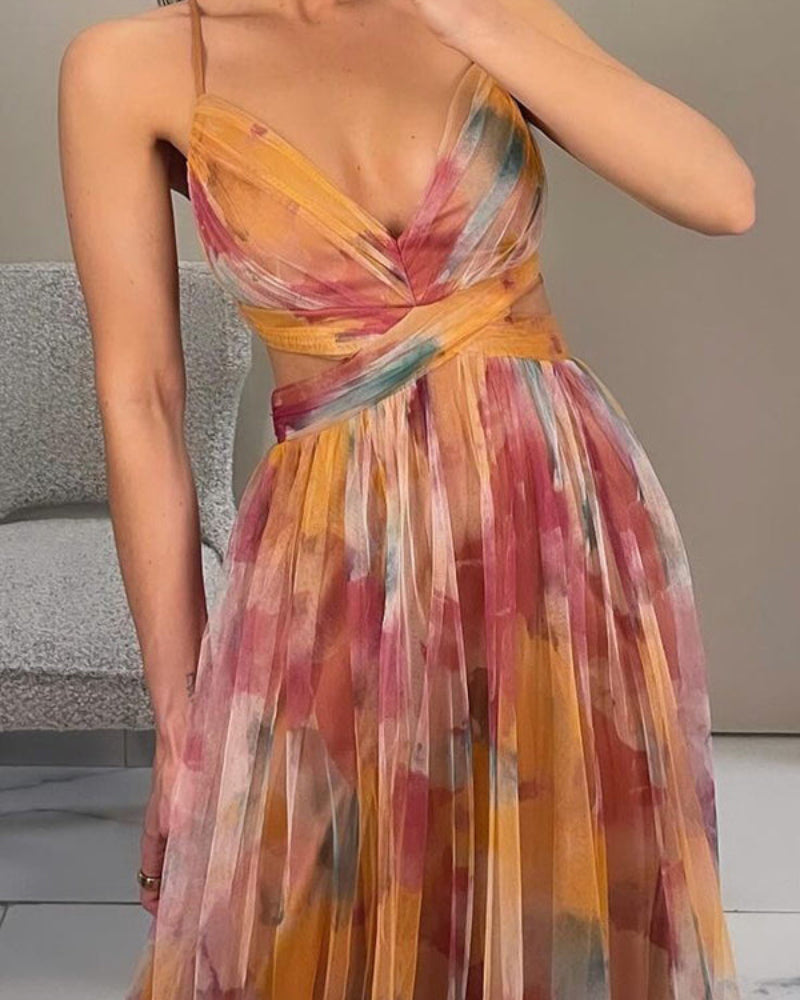 Women's Elegant Cut Out Long Dress