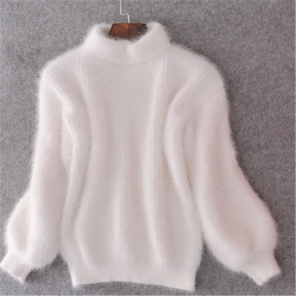 Vintage-Style Angora Sweater by Brenda