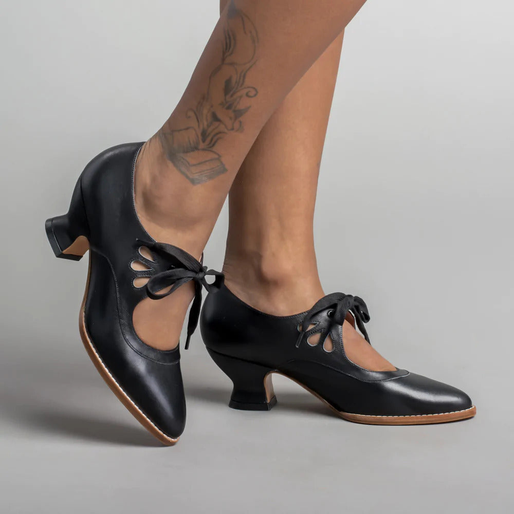 Women’s Vintage Lace-Up Shoes | Heeled