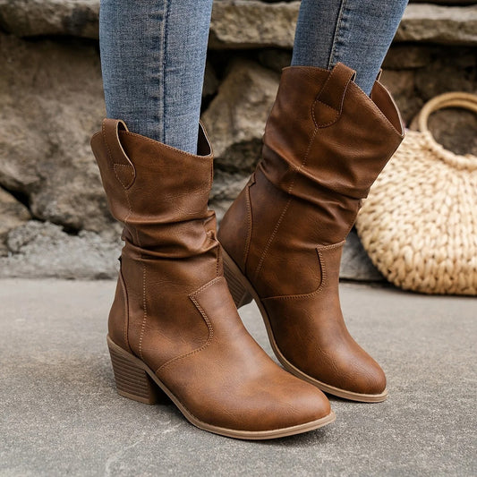 Charlotte | Vintage Chic and Trendy Boots