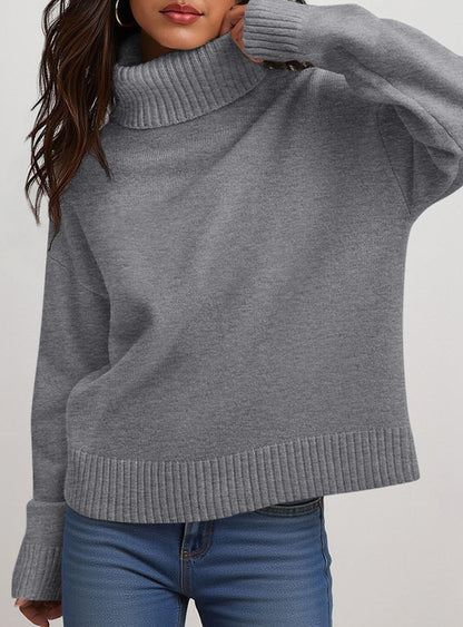 Zoé | Women's Roll Neck Sweater — Elegance & Daily Comfort