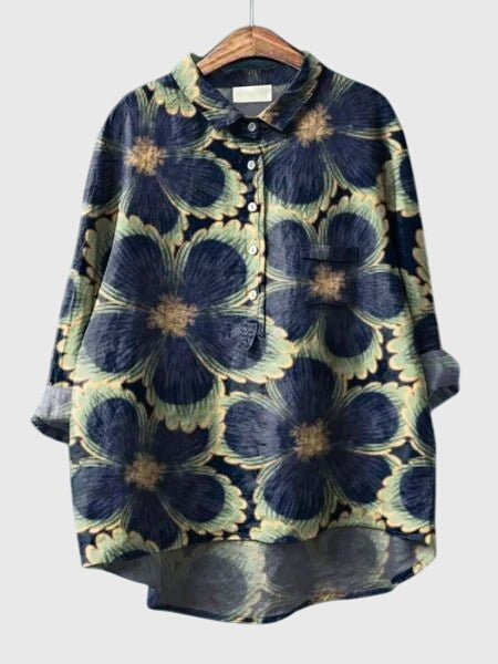 Women's Pretty Flower Pattern Top