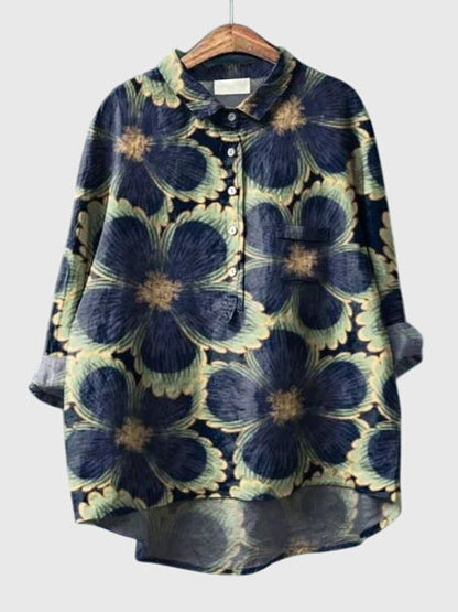 Women's Pretty Flower Pattern Top