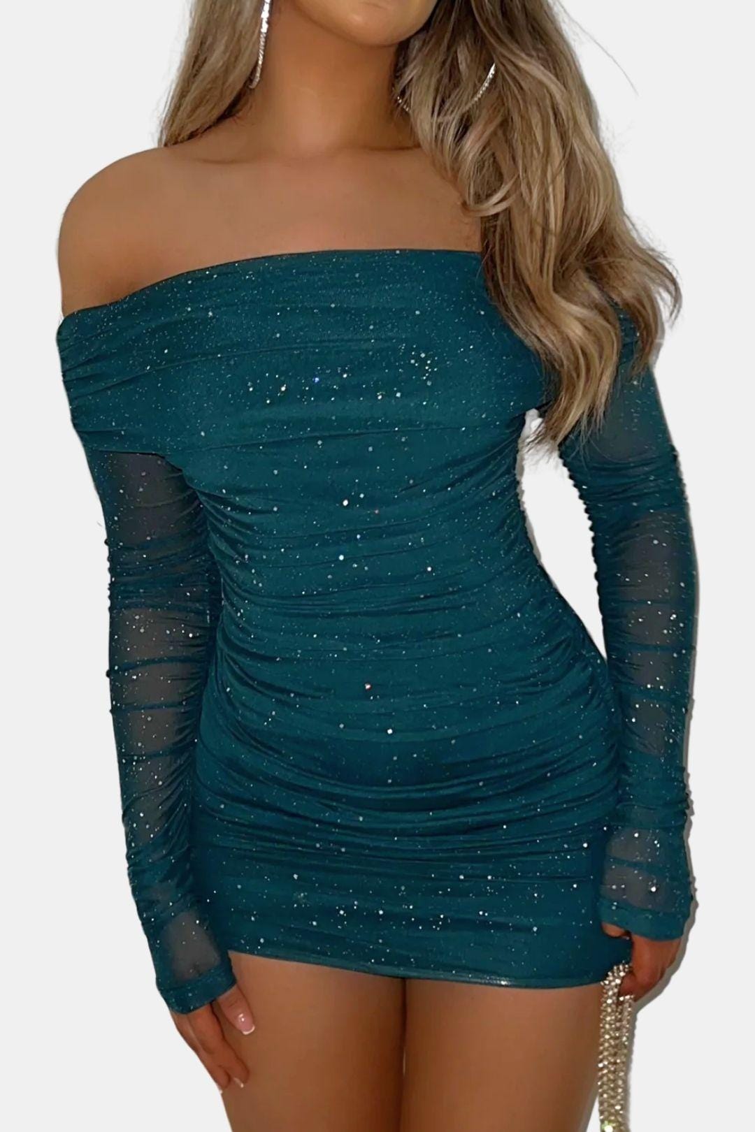 Image of Amanda | Women's Off the Shoulder Mini Dress