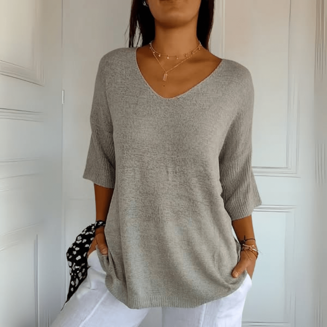 Women's Classic V Neck T Shirt