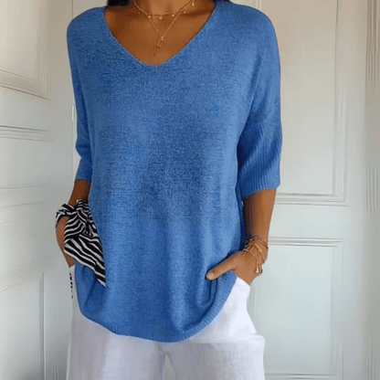 Women's Classic V Neck T Shirt
