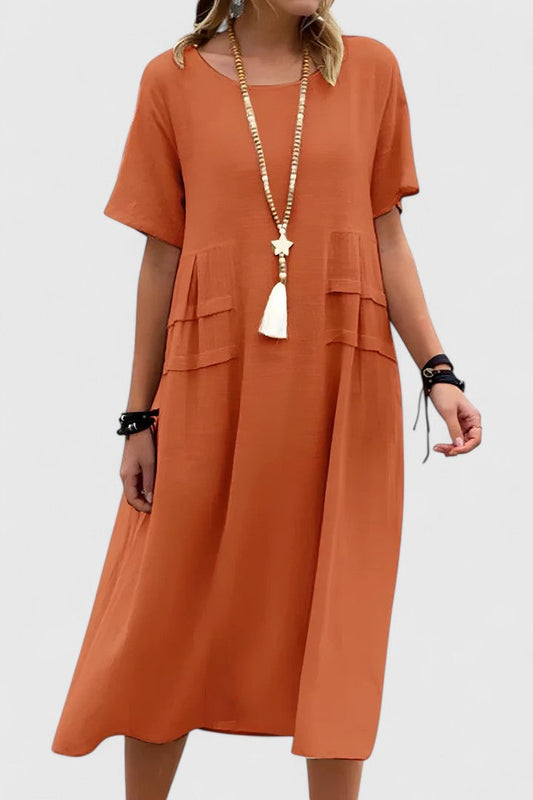 Chic Classic Knee Length Dress - Olytrend