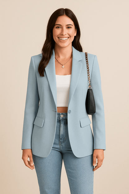 Women’s Tailored Fashion Blazer | Versatile Street Style