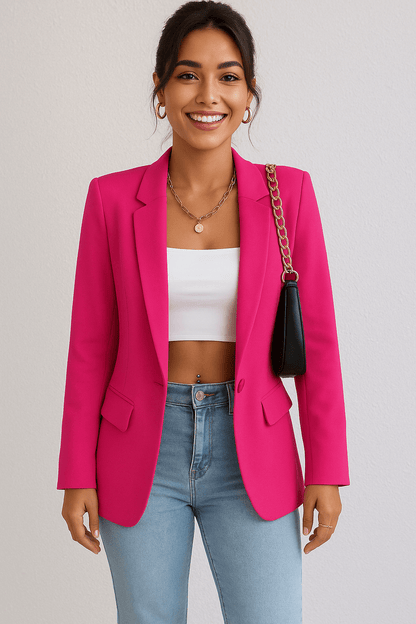Women’s Tailored Fashion Blazer | Versatile Street Style