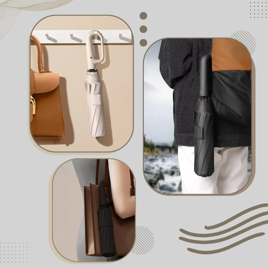Waterproof Compact Automatic Umbrella