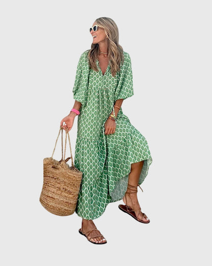 Bohemian Long Flowy Dress