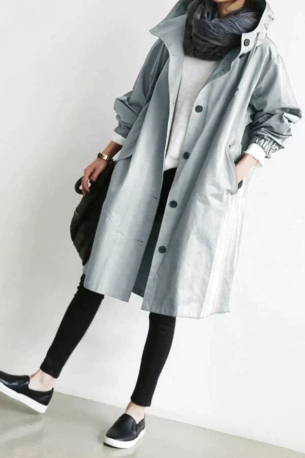 Women's Oversized Raincoat | Long