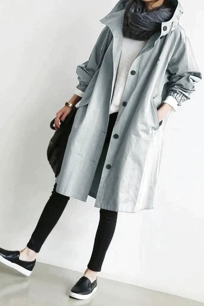 Women's Oversized Raincoat | Long