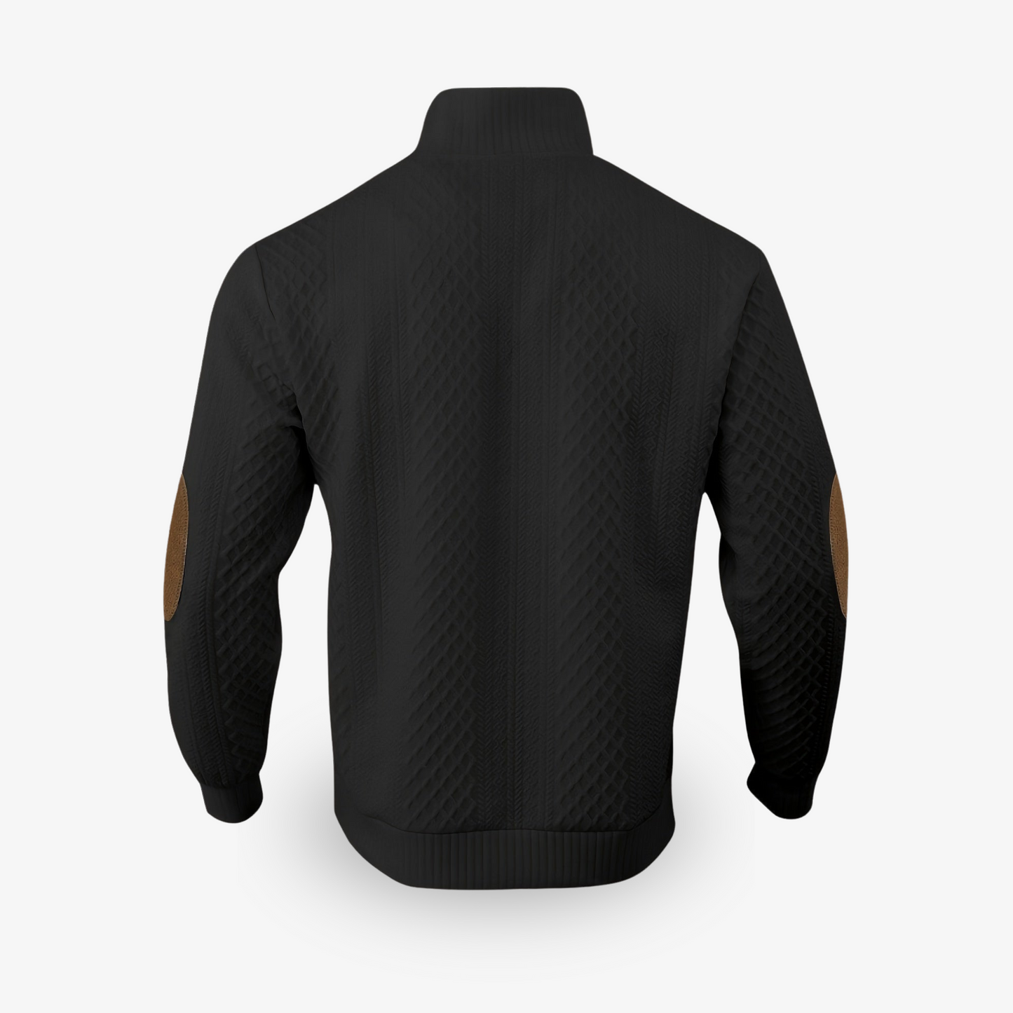 Aziz | Men's Sweater with Buttoned Collar — Timeless Warmth & Elegance