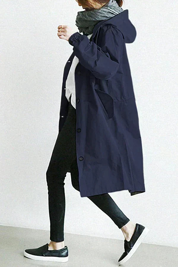 Women's Oversized Raincoat | Long