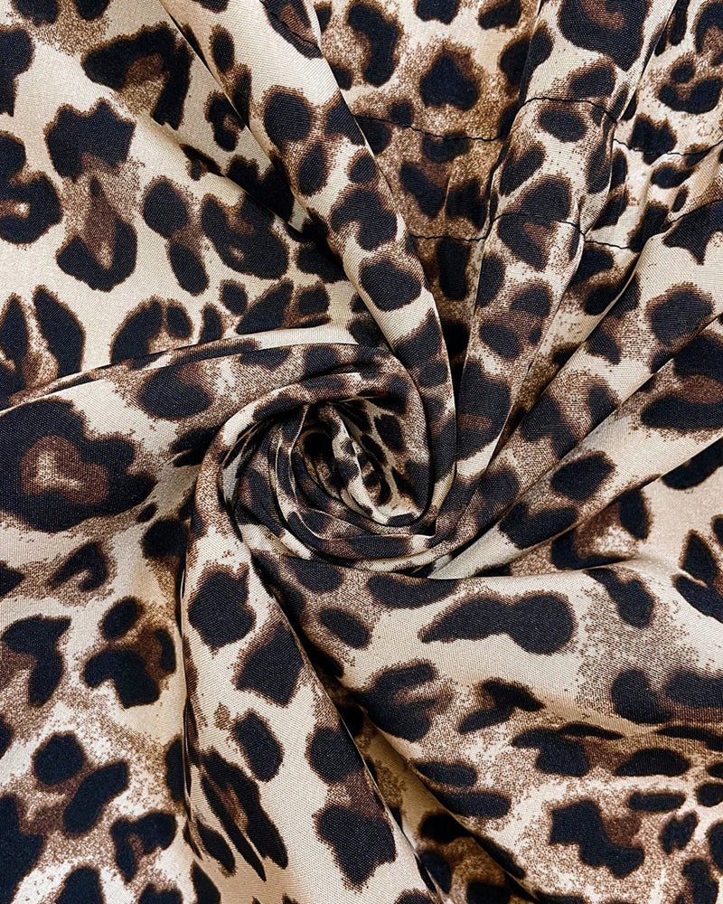 Versatile Leopard Print Reversible Jacket