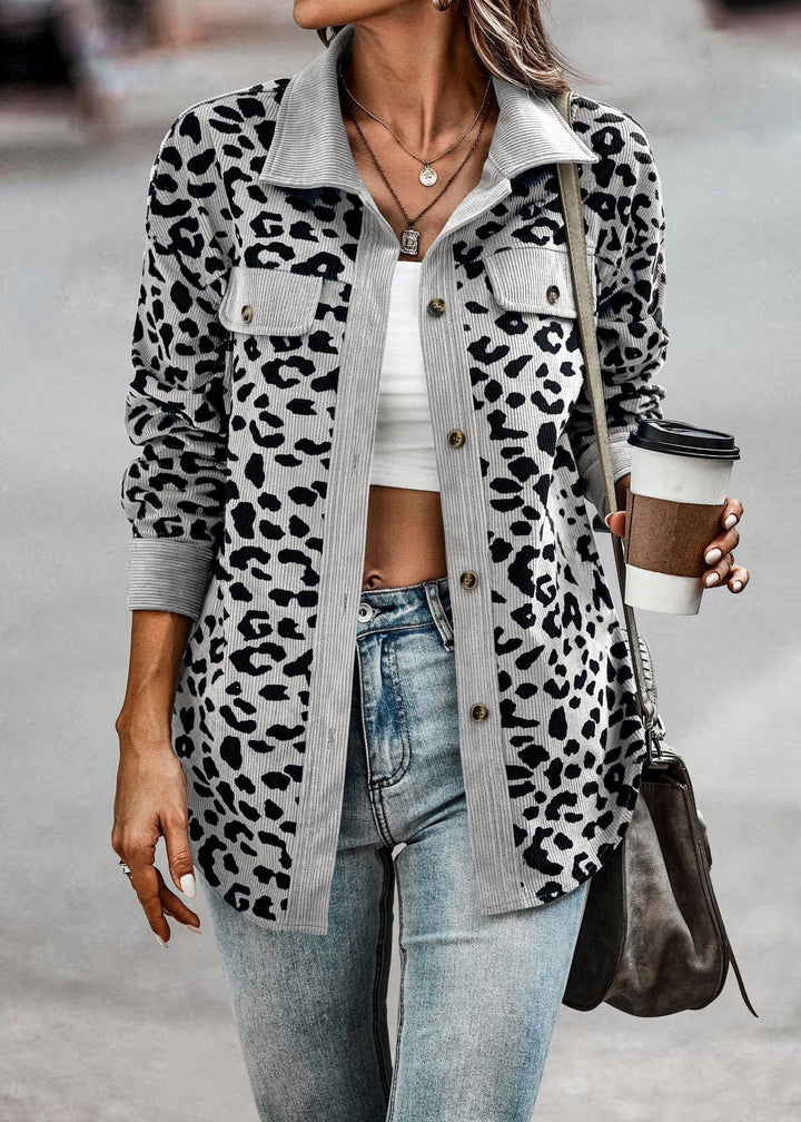 Women's Leopard Print Krystal Jacket
