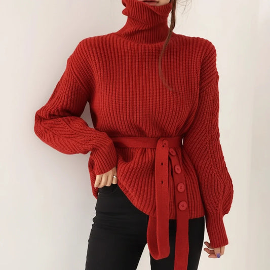 Women's Classic Crew Neck Sweater - Olytrend