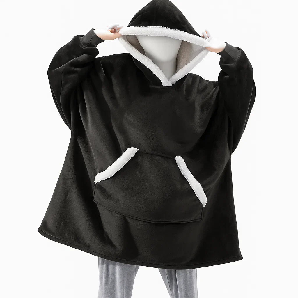 Unisex Plaid Oversized Hoodie | Comfy