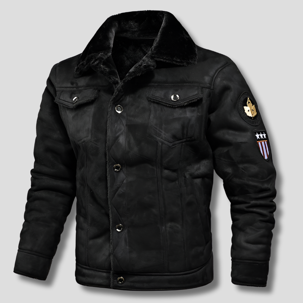 Warm Classic Aviator Winter Bomber Jacket - Olytrend