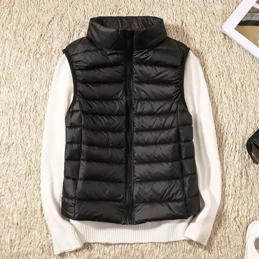 Waterproof Ladies Gilet with Zip Fastening