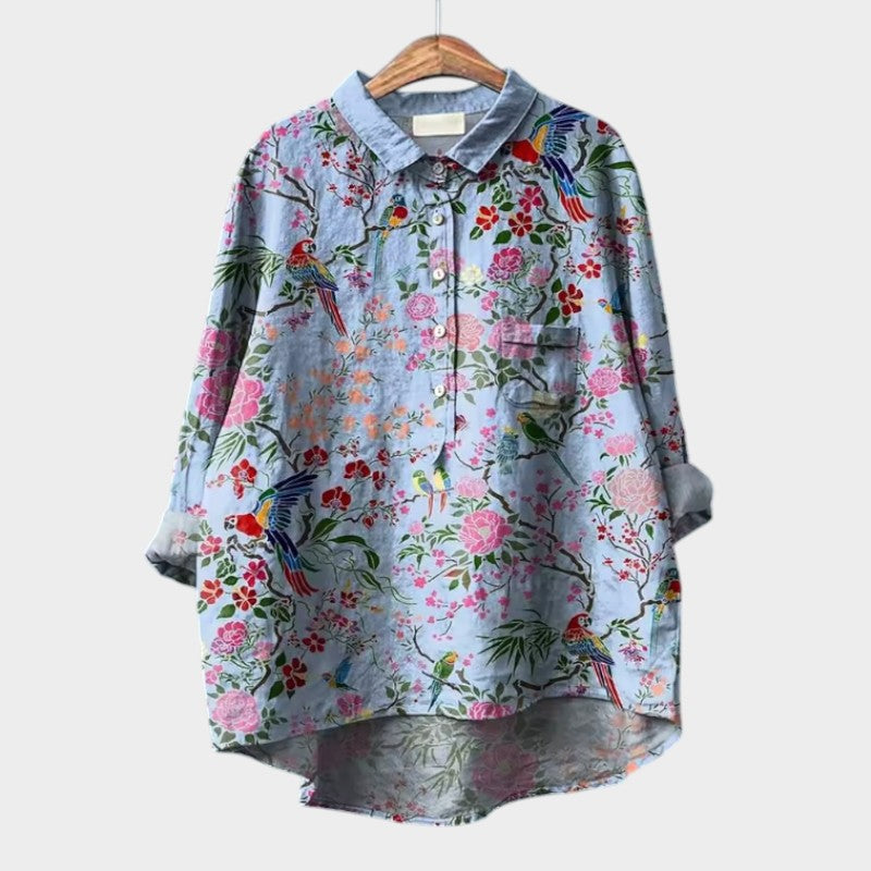 Women's Classic Button Down Shirt - Olytrend