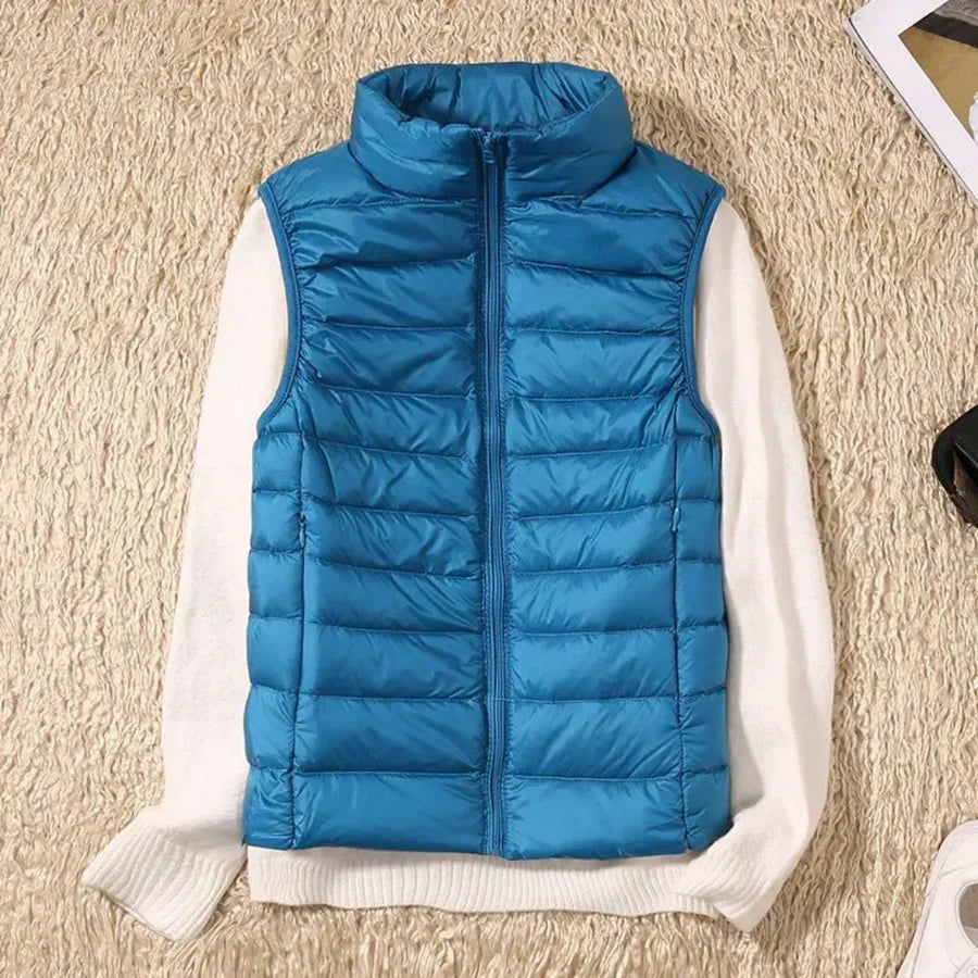 Waterproof Ladies Gilet with Zip Fastening