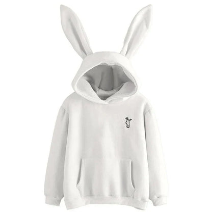 Women's hooded sweatshirt with rabbit ears - Pera