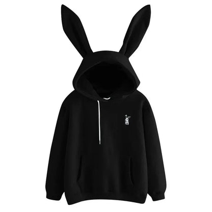 Women's hooded sweatshirt with rabbit ears - Pera