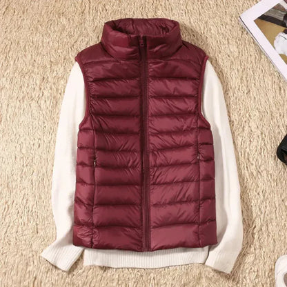 Waterproof Ladies Gilet with Zip Fastening