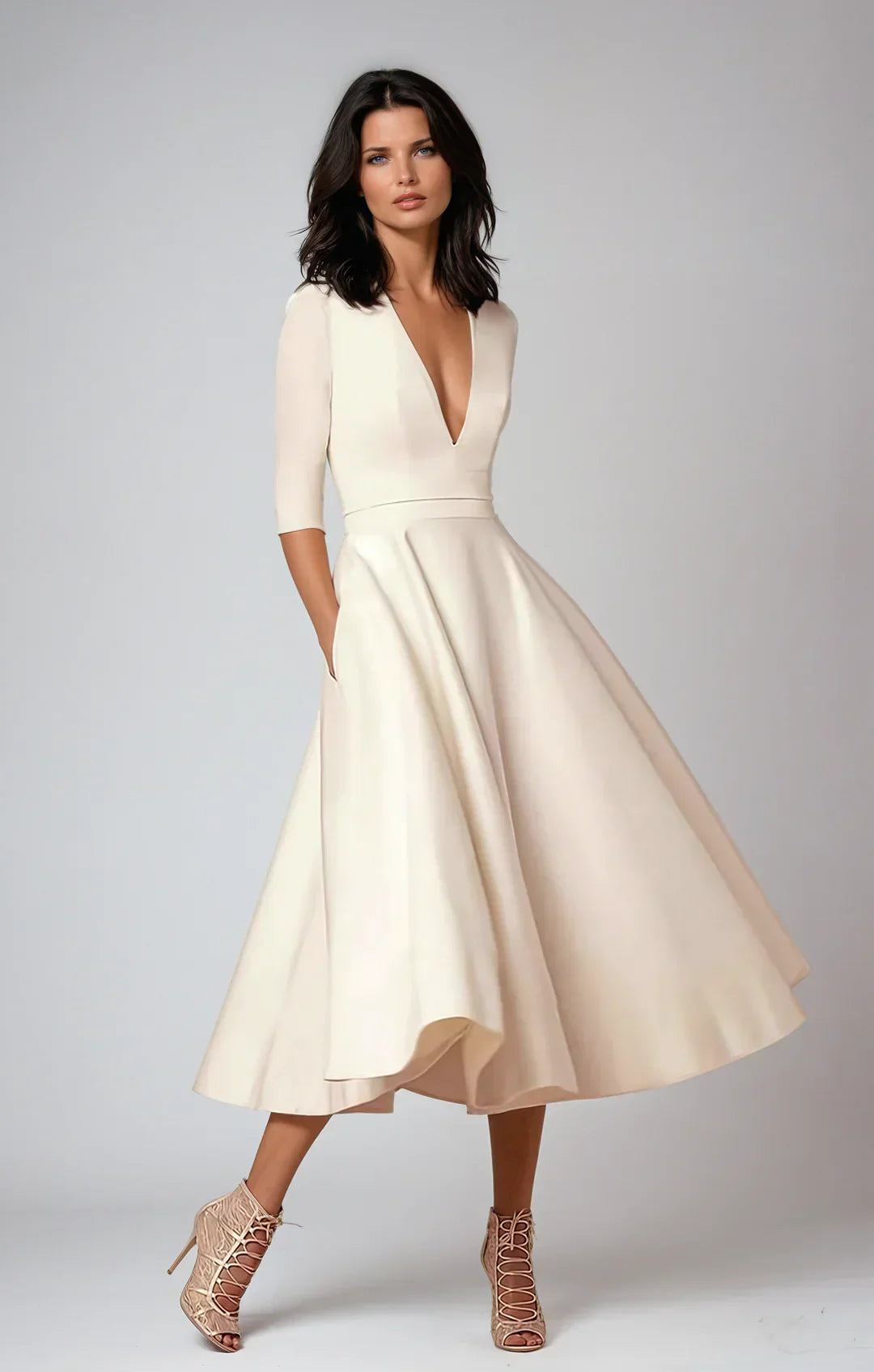 Carla | Elegant Midi Dress