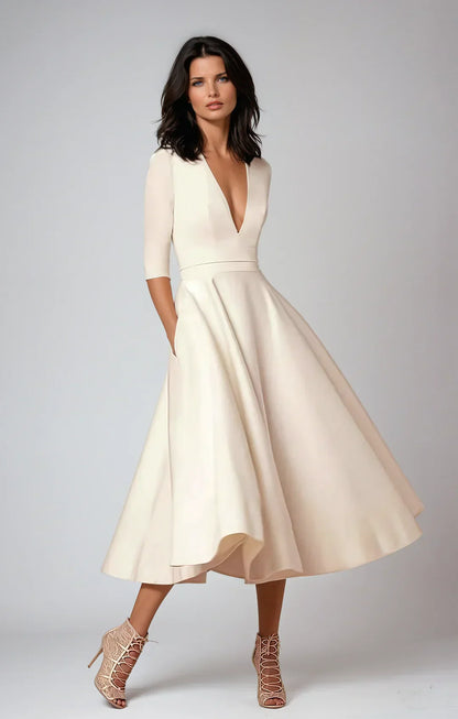 Carla | Elegant Midi Dress