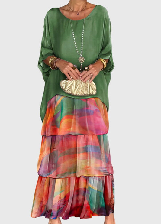 Beautiful Floor Length Evening Dress - Olytrend