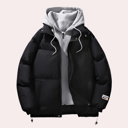 Stylish men's hooded jacket by Olman