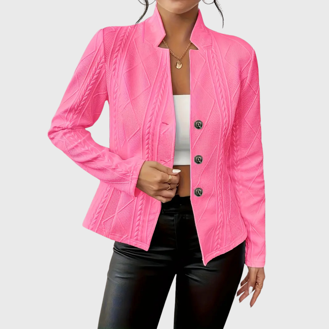 Yunaïa | Chic Buttoned Jacket for Women — Timeless Style & Modern Appeal