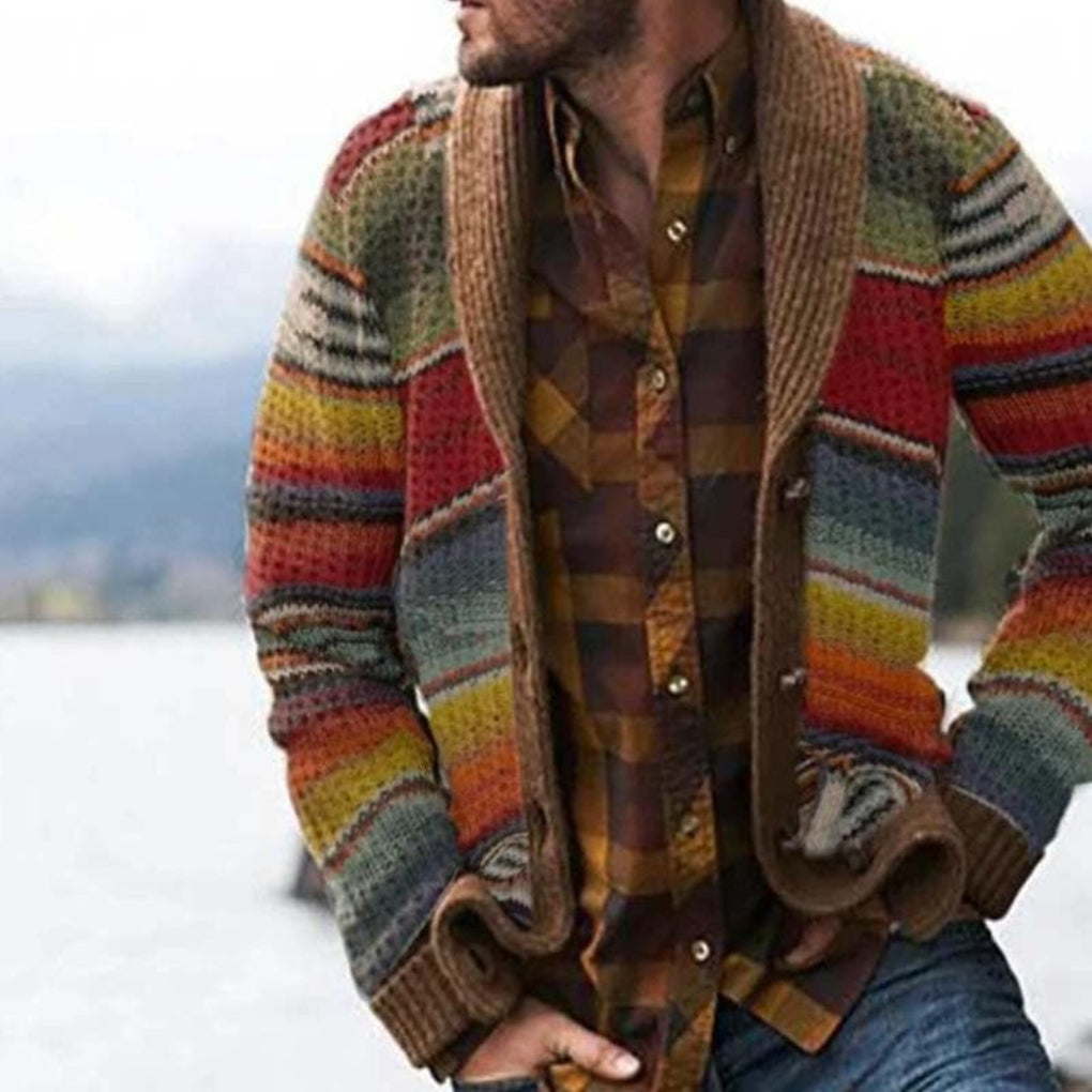 Casual Striped Sweater for Men
