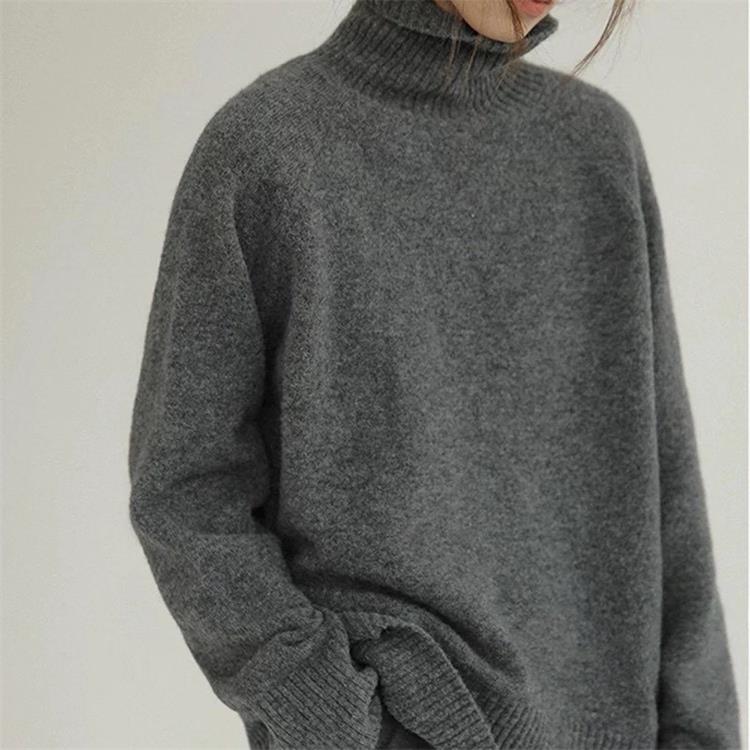 Casual turtleneck sweater