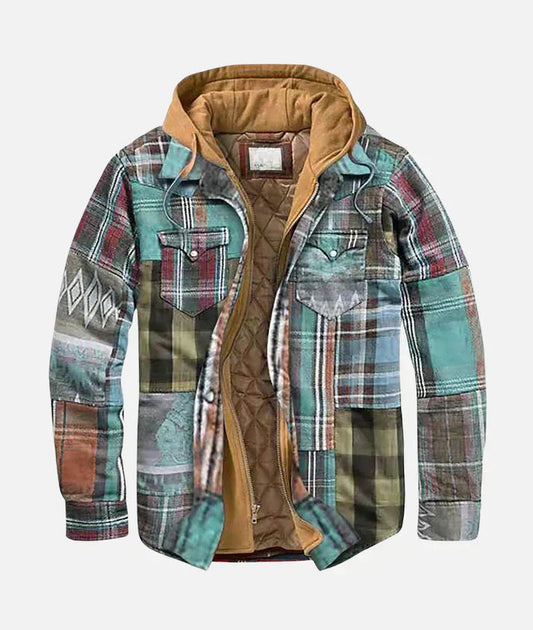 Warm Padded Men's Hooded Coat - Olytrend