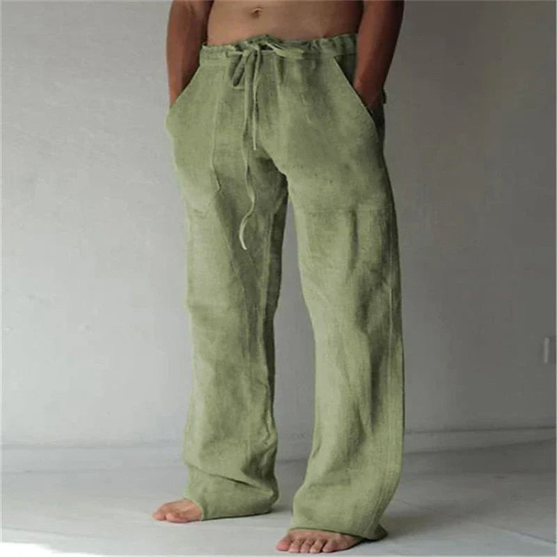 Arthur - Loose linen pants for men