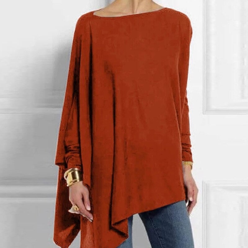 Aliona | Elegant Round Neck and Long Sleeves