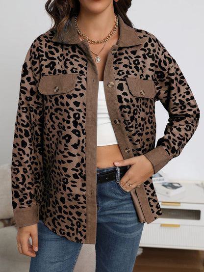 Women's Leopard Print Krystal Jacket