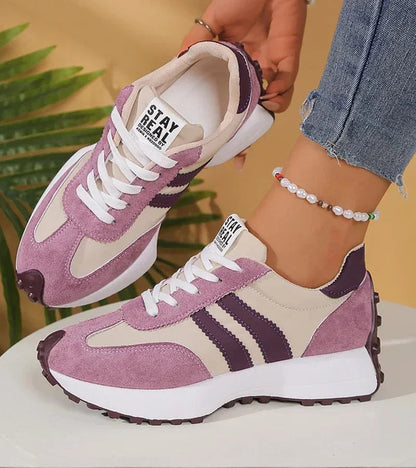 Women's High Top Lace Up Running Shoes - Olytrend