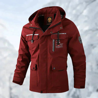 Waterproof and Breathable Men's Hooded Parka Jacket