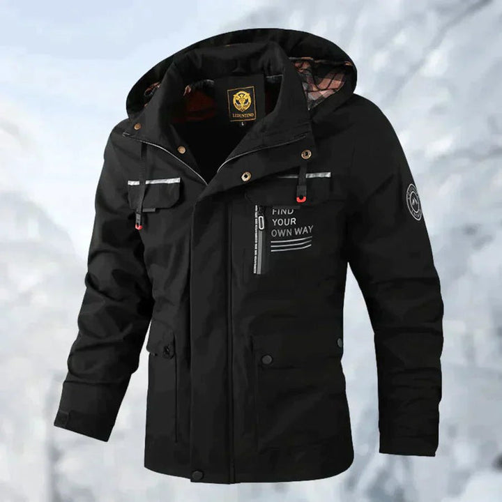 Waterproof and Breathable Men's Hooded Parka Jacket