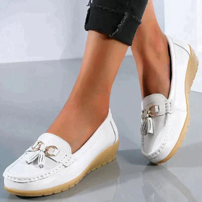 Beatrix | Women's Loafers made of high-quality leather for stylish elegance