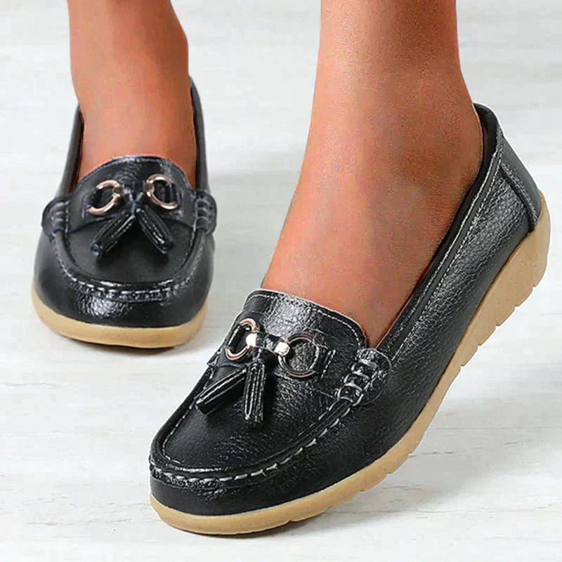Beatrix | Women's Loafers made of high-quality leather for stylish elegance