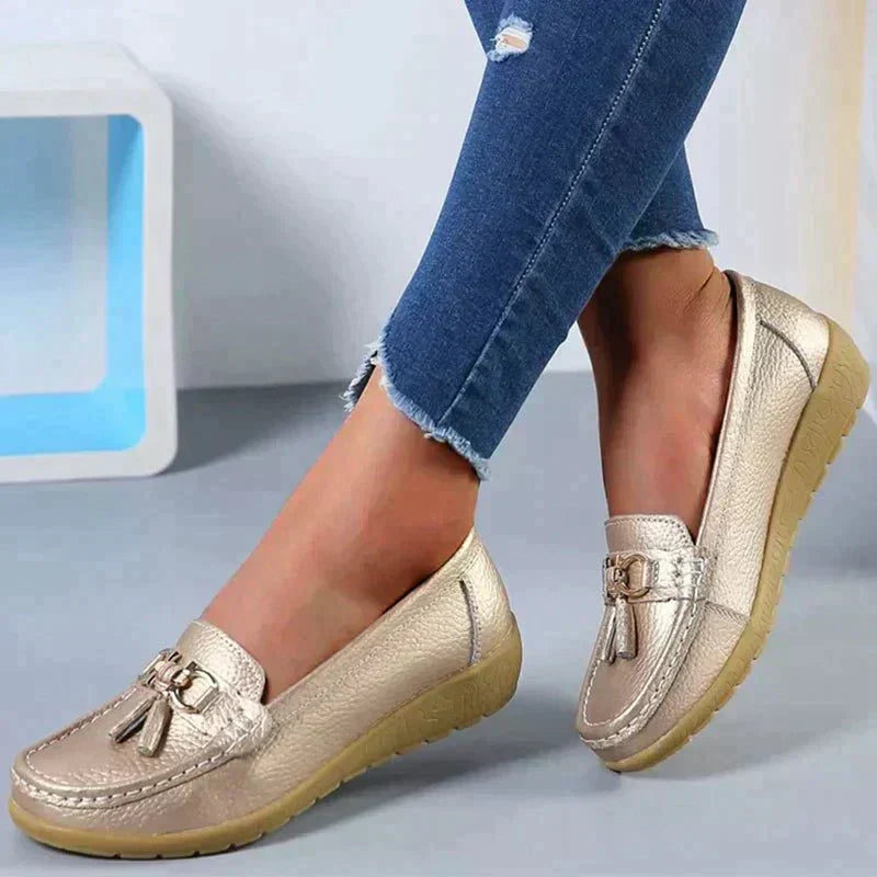 Beatrix | Women's Loafers made of high-quality leather for stylish elegance
