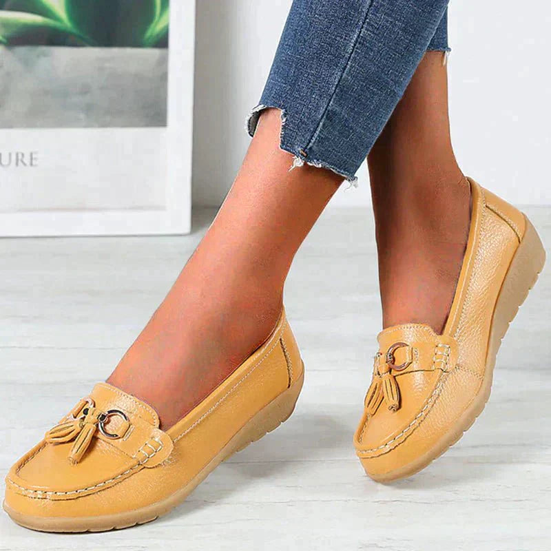 Beatrix | Women's Loafers made of high-quality leather for stylish elegance