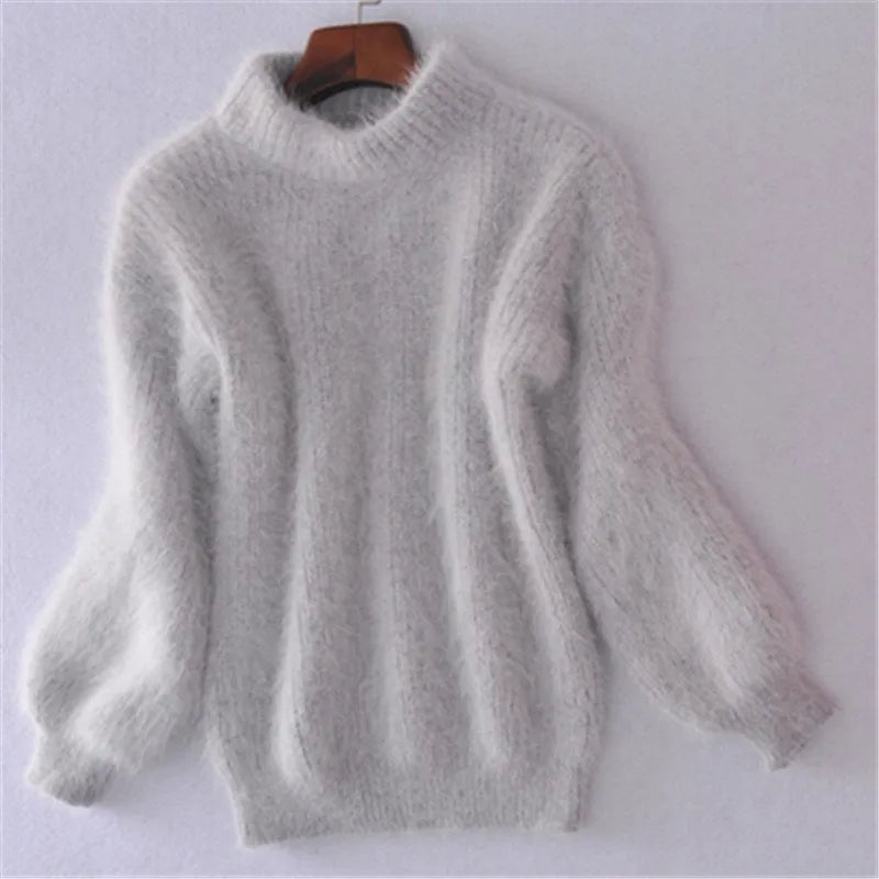 Vintage-Style Angora Sweater by Brenda